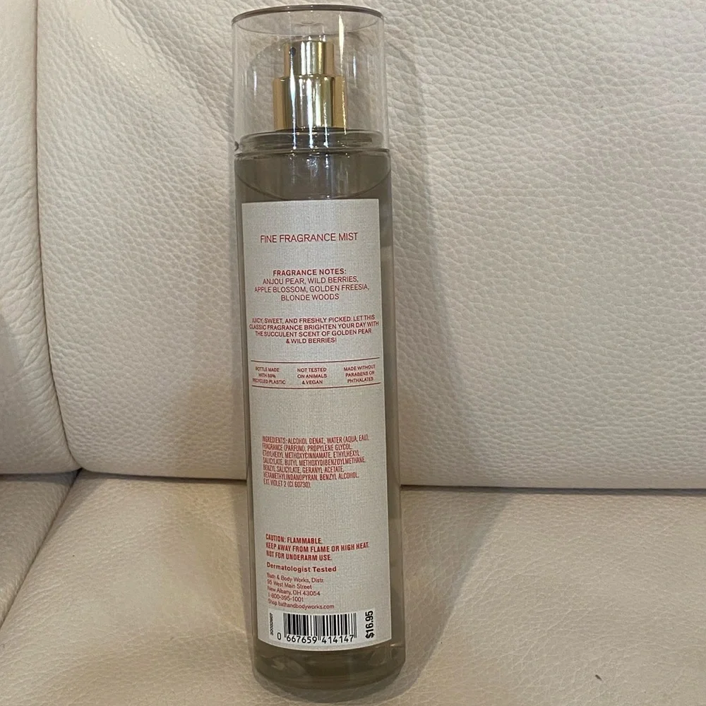 Bath & Body Works Pearberry Body Wash Set - Pink and Green